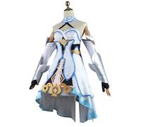 HBQC Efectos genshin del juego Traje de disfraces de rol/nido de viajeros juego completo de roles uniforme de fiesta de Halloween (XL)