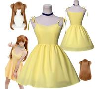 HBQC El Juego De Roles Del Anime 'NeonGenesisEvangelion'Asuka Langley Soryu Uniforme Completo Para Adultos, Adecuado Para Carnavales De Halloween, Fiestas De Carnaval.