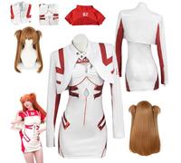 HBQC El Juego De Roles Del Anime 'NeonGenesisEvangelion'Asuka Langley Soryu Uniforme Completo Para Adultos, Adecuado Para Carnavales De Halloween, Fiestas De Carnaval.