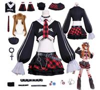 HBQC El Juego De Roles Del Anime 'NeonGenesisEvangelion'Asuka Langley Soryu Uniforme Completo Para Adultos, Adecuado Para Carnavales De Halloween, Fiestas De Carnaval.