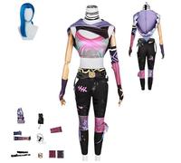 HBQC Traje de rol de anime arcane Season 2 'jinxcospiay completo traje de peluca, traje de fiesta de carnaval de Halloween para adultos