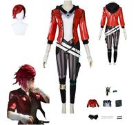 HBQC Traje de rol de anime arcane Season 2 'vicospiay traje completo de traje de peluca, traje de fiesta de carnaval de Halloween para adultos