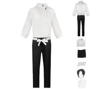 HBQC Trajes de rol de anime Juju’tsu Kai‘sen yuji itadori cosplay trajes de peluca completos trajes de fiesta de carnaval de Halloween para adultos