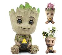 HBSFBH Baby Groot Maceta, Pen Pot y Macetas, Gente del Árbol, Figura de acción para Plantas y bolígrafos de la película clásica, para Deco del Acuario/Decoración de Escritorio/Perfecto como Regalo