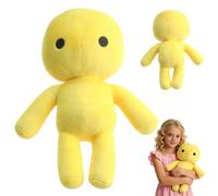 HBSFBH Juguetes de peluche amarillos, 29 cm Wobbly Life Felpa, Vida tambaleante, Juguete suave amarillo para niños, G-elber Plush Toys, muñeca G-elber para niños, regalo para niños y niñas