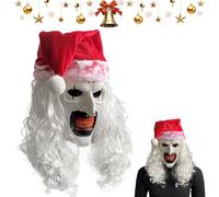 HBSFBH Máscara de terrifier, Máscara de Halloween, Máscar-a de Payaso, Másc-ara de Terror de Halloween, Terrifier Art The Clown Mask, Másc-ara de Payaso de Terror, para Desfile de Carnaval