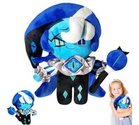 HBSFBH Muñeco de Peluche de Galleta de Leche de Sombra, 28 cm Cookie Run Kingdom Peluche, Peluche de Animal de Cookie Run Kingdom, Shadow Milk Cookie Peluche, Regalos para Niños y Niñas