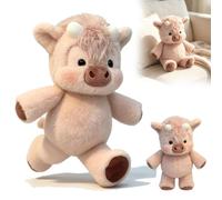 HBSFBH Peluche Que Corre, Peluche de Vaca Que Corre, Peluche De Vacas Highland, PE-luche de Jabalíes, Peluches Becerro Corriendo, PE-luche De Corri-Endo, Juguete Suave De Becerro Corri-Endo