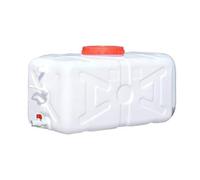 HBSSP Almacenamiento de Agua Cubo Plástico Portátil Agua Acampar Hacer Senderismo Montañismo Practicar Deportes Picnics Viajes Actividades Al Aire Libre(White,50L)