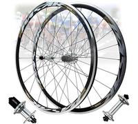 HBSSP Juego Ruedas Bicicleta Carretera, Ruedas Carreras Bicicleta 700C, Freno C/V, 4 Rodamientos Sellados, Llantas Delanteras Y Traseras De 30 Mm, For 7-12 Velocidades 2130G(Yellow)