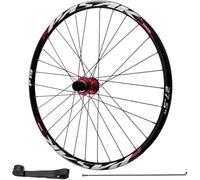 HBSSP Juego Ruedas MTB Llanta Aleación Aluminio Rodamientos Sellados HG, Eje Pasante 142 Mm Llanta Delantera Y Trasera 32 Radios for Cassette 7-12 Velocidades(QR Rear Wheel,27.5 Inch)