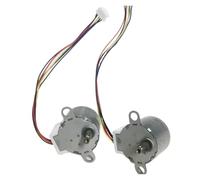HBTSPJNT DC Stepper Electronic Starter 24BYJ48 5V 2W Step Gear Electronic Starter For Heating Shaking Head Mobile Phone Bracket Fan Shaking Head Electronic Starter 6 RPM