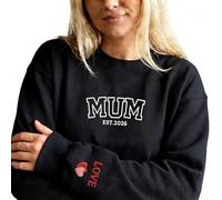 HBTTFR Sudaderas Bordadas Personalizadas - Diseña Tus propias Sudaderas con Nombre en la Manga - Regalo Personalizado para mamá: Ideal para el Día de la Madre o su cumpleaños - XS-4XL