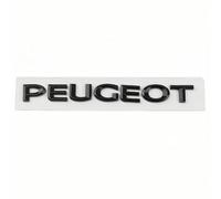 HBUNKT Coche Emblema para Peugeot 407 2004-2008, 3D Emblema Logo Insignia Adhesivo Pegatinas de Letras ABS para para Trasero y Delantero Coche Decoración Accessories,Black-19 * 2cm