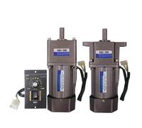 HBWL01 Motor de Control de Velocidad de 120W, CA monofásico de 220V, Equipado con Caja de Cambios, Controlador de Velocidad 5GU-3K-250K, rotación hacia adelante y hacia atrás(5GU-180K 8rpm)