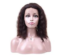 HBYLEE - 360 pelucas frontales de encaje 360 peluca corta de onda suelta de 22 pulgadas [color: 55,88 cm]