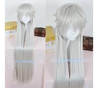 HBYLEE 39" 100 cm de largo Anime Kuroshitsuji Black Butler Undertaker Under taker Cabello Resistente al Calor Cosplay Disfraz Moda Peluca [Color: según plan]