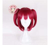 HBYLEE - Anime Coer Wig. Anime LoveLive Sunshine Rubin Kurosawa Peluca Cosplay Disfraz Amor en Vivo - Mujeres Pelo Rojo Corto Halloween Fiesta Pelucas MZ-006 [Color: Rosa]