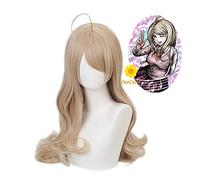 HBYLEE Anime Coser pruik Anime V3 Kaede Akamatsu Peluca de Cosplay de pelo sintético Dangan Ronpa+ Peluca de fiesta Juego de rol para niñas y mujeres [Color: según plan]