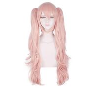 HBYLEE - Anime Coser pruik : Trigger Happy Havoc Cosplay pelucas Enoshima Juncho juega cabello largo y recto Halloween 1: 1 pelucas rosas 80 cm [color: rosa]