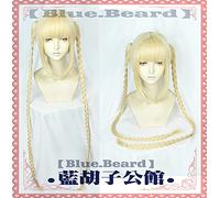 HBYLEE - Anime Coser Wig Anime Darwin' s Game Karino Shuka Peluca Cosplay Disfraz Trenzas Largas Golden Ponails Peluca Pelo Sintético Resistente al Calor [Color: Dorado]