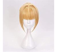 HBYLEE Anime Coser Wig Fate Estancia Noche Cosplay Cabello Nero Pelucas Espada Cosplay Peluca Altria Pendragon Resistente al Calor Anime Sintético Fate Gran Command Wigs + Perruq[Color:según plan]