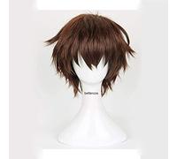 HBYLEE Anime Coser Wig Seraph Final Yoichi Saotome Cosplay peluca corta pelo castaño + peluca sintética resistente al calor [color: según plan]