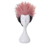 HBYLEE Anime Coser Wig Suguru Geto Wig, Jujutsu Kaisen Suguru Geto Cosplay peluca con peluca, peluca larga, color negro (color: Sukuna Ryommen) [Color]