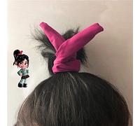 HBYLEE -anime cosplay perückeSchwarzer Ralph bricht das Internet Wrack-es Ralph 2 Vanellope Cosplay Perücke Halloween Cosplay Prop Kopfbedeckung purim Karneval Requisiten One Size Kopfbedeckung