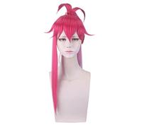 HBYLEE - Anime Role Play For Cafe Cutie Sivir Cosplay Wig 85 cm Rose Gradient Blue Straight Wigs [Color]
