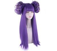 HBYLEE - Anime Role Play For Fate Grand Order Nitocris Purple Long Cosplay Costumes Wig Halloween Party Wigs for Women 70 cm [Color:Purple ]