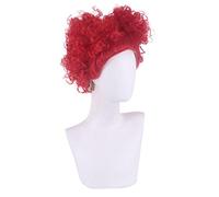 HBYLEE - Anime Role Play For Red Queen Cosplay Wig Queen of Hearts Curly Red Hair Wigs [Color:Red Curl]