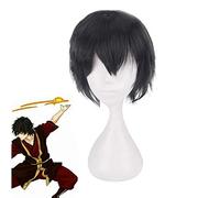 HBYLEE Avatar Die letzten Airbender Prince Zuko Cosplay Perücke für Halloween Party Hitzebeständiges Haar Kostüm zubehör One Size[Farbe:nach Plan]