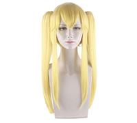HBYLEE -Cosplay Wig For Anime Kakegurui Mary Saotome Meari Wigs Blonde Ponytails Halloween Party Costume Role Play Wigs [Color: Rubio]