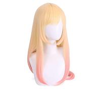 HBYLEE - Cosplay Wig For Anime My Dress Up Darling Role Play Wig Kitagawa Marin Stain Gradient Golden Wig[Color:Gradient Golden ]