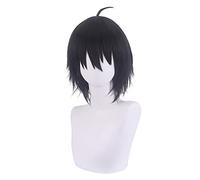 HBYLEE - Cosplay Wig for Anime Yuri Briar Short Black Hair Yor Briar Brother Men Halloween Carnival Party Cos Wig [Color]