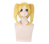 HBYLEE - Cosplay Wig for Kakegurui Compulsive Gambler Mary Saotome 40 cm Light Golden Ponytails Wigs Anime Halloween [Color: dorado]