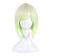 HBYLEE -Fashion Sexy Rose Net Colorful Rainbow Wig Short Ombre Straight Bob Wigs For Women Synthetic Hair Cosplay Wig 8 Models OneSize Colorful4[Colorful4]