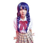 HBYLEE Food Wars Shokugeki No Soma Megumi Tadokoro Cosplay Wig Megumi Tadokoro Blue Role Play Hair Wig[Color:según plan]