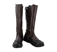HBYLEE - Guardián de la galaxia 2 Cosplay Star Lord Peter Federkiel Zapatos Botas de cuero PU Llegada a medida 38[Color:-]
