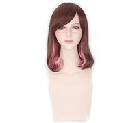 HBYLEE - Moda Sexy Ombre Peluca con Pony Anime Cosplay Pelo Sintético Halloween Disfraz Harajuku Lolita Fiesta Pelucas para Mujeres 6 Modelos PL-184[Color: PL-184]