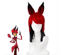 HBYLEE New Hazbin Cosplay Hotel Aastor Cosplay Wigs Hair Props Halloween Carnival Christmas Costumes Accessories + Wig Cap [Color]