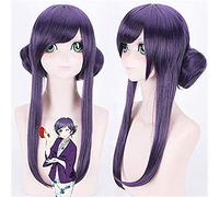 HBYLEE - Nozomi Tojo 100 cm de largo recto trenzado Cosplay pelucas para mujer disfraz de pelo falso para fiesta azul cola de caballo [color: variado]