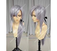 HBYLEE Owari no Seraph of The End Ferid Bathory 80 cm Long Pale Pinkish Grey Heat Resistant Cosplay Costume Wig Only [Color]