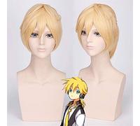 HBYLEE - Pelo sintético resistente al calor Vocaloid Kagamine Len Rin alta calidad Cosplay peluca Cos pelucas Peruca envío libre [Color]