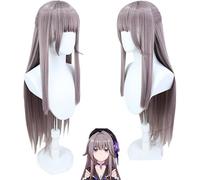 HBYLEE Peluca de Anime Anime Honkai: Star Rail Cosplay peluca larga pelo corto negro azul rojo amarillo blanco peluca + gorra, para Halloween, fiesta, carnaval, vida nocturna, conciertos, bodas