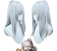 HBYLEE Peluca de Anime Anime Honkai: Star Rail Cosplay peluca larga pelo corto negro azul rojo amarillo blanco peluca + gorra, para Halloween, fiesta, carnaval, vida nocturna, conciertos, bodas
