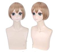 HBYLEE - Peluca de anime cosplay Halloween Fashion Christmas Party Dress Up Peluca de base cero en otro mundo Cos Catwoman Pseudónimo Phyllis Cos Wig [Color:-]