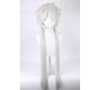 HBYLEE - Peluca de cosplay de anime, de 65 cm de largo, Kuroshitsuji Black Butler Undertaker Under Taker, resistente al calor, Cosplay [color: según plan]