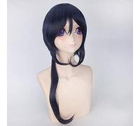 HBYLEE - Peluca de cosplay de anime para Halloween, moda, fiesta de Navidad, disfraz, peluca, animación, K, noche, espada, dios, perro, largo/azul tinta, alambre de alta temperatura 193[Color:-]